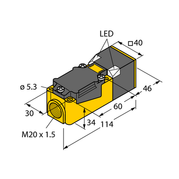 NI40U-CP40-AN6X2 - 1623610