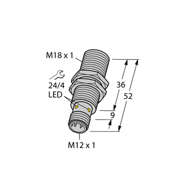 BI5U-M18-AP6X-H1141/S331 MV - 1635144
