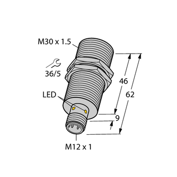 BI15-M30-VP6X-H1141 - 4590718