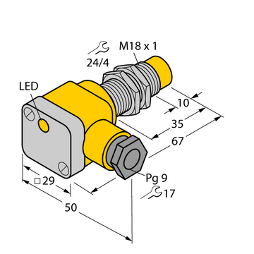 NI10-EG18-Y1X/S100 7M - 4012006