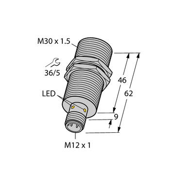 BI15U-M30-AN6X-H1141 - 1636736