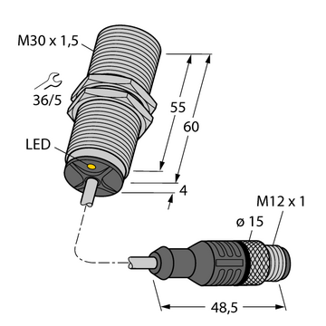 BI10U-MT30-AD4X-0,3-RS4.23/XOR