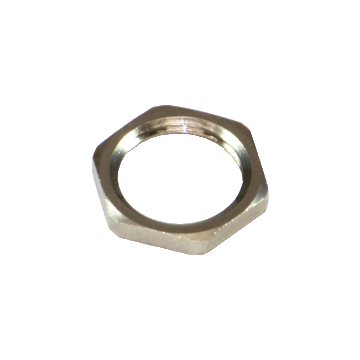 LOCKNUT M16 NICKEL BRASS