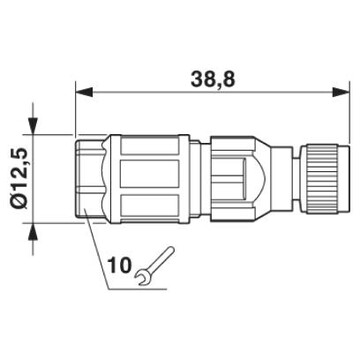 SACC-M 8FS-3QO-0,25-M - 1441040 - Zdjęcie 2 z 2