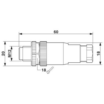 SACC-M12MS-5CON-PG11-M PWR - 1404417 - Zdjęcie 2 z 2