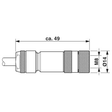 SACC-M 8FS-4CON-M-0,34-SH - 1542910 - Zdjęcie 2 z 2