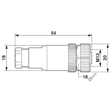 SACC-M12FS-4CON-PG 7-M - 1681127 - Zdjęcie 2 z 2