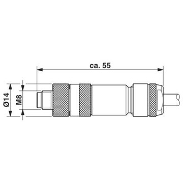 SACC-M 8MS-4CON-M-0,34-SH - 1542897 - Zdjęcie 2 z 2