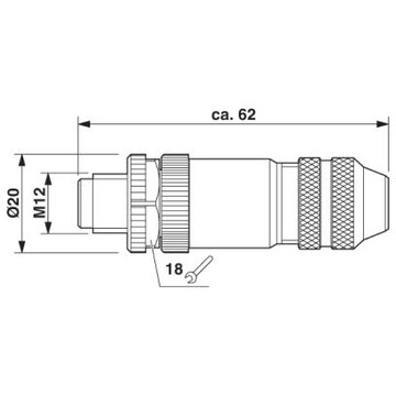 SACC-M12MS-4CON-PG 7-SH - 1693830 - Zdjęcie 2 z 2