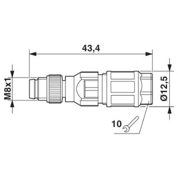 SACC-M 8MS-3QO-0,25-M - 1441008 - Zdjęcie 2 z 2