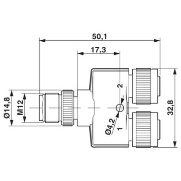 SAC-3P-M12Y/2XM12FS PE - 1683455 - Zdjęcie 2 z 2