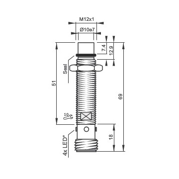 IHP12-S1.5PO69-A12 - Zdjęcie 2 z 2