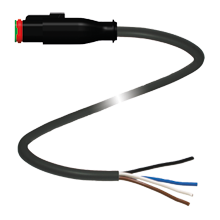 DT4S-G-BK1,5M-PUR-O1 - 305289