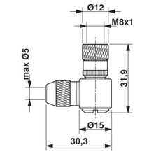 SACC-M 8FR-3CON-SH - 1436479