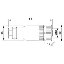 SACC-M12FS-4CON-PG 7-M - 1681127