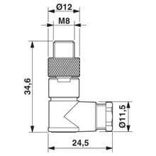 SACC-M 8MR-3CON-M - 1699902