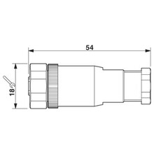 SACC-M12FS-4CON-PG 9-VA - 1553268