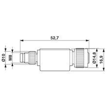 SAC-4P-M 8MS-M12FS - 1519736