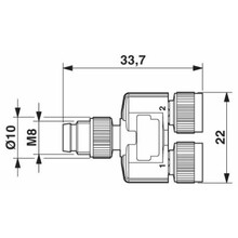 SAC-4P-M 8Y/2XM 8FS VP - 1572443