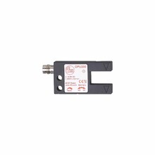 Czujnik optyczny szczelinowy firmy IFM, szerokość szczeliny 10 mm, wymiar obudowy 25 x 10 x 45 mm, zasilanie 10-35 VDC, PNP / NPN / NO lub NC (wybierany)