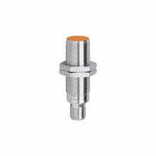 Czujnik indukcyjny analogowy, średnica M18, sn=0,5...5 mm, czoło zabudowane, 0-10 V, zasilanie 15-30 VDC, konektor M12, L=60 mm