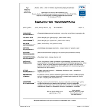WIKA-ŚWIADECTWO WZORCOWANIA PCA KL.=0,1 - 31093678, 31093685